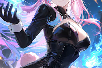 create custom anime character art with ai
