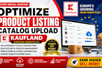 optimize product listing catalog upload kaufland european marketplace VA