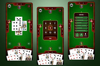 develop multiplayer card game development, poker, card game, mobile game app