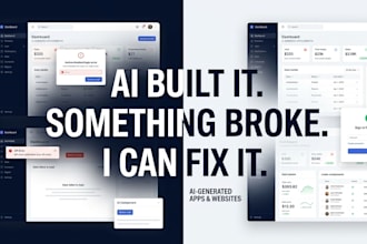 fix broken ai generated apps and websites