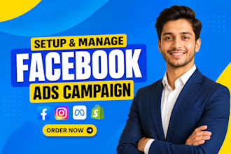 setup and manage facebook ads marketing campaign fb meta ads manager meta pixel