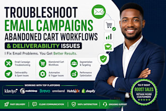 troubleshoot email campaigns abandoned cart workflows lead generation