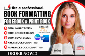 german book formatting for amazon kdp kindle ebook paperback formatting design