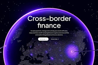 develop finance website, e wallet website, fintech website, bank transfer web