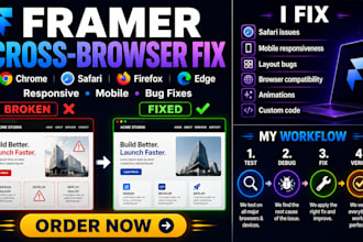 fix cross browser issues and bugs on your framer website