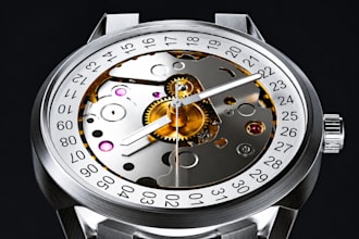 design jewelry dfm cad models, 3d wrist watch stl files, precision 3d modeling