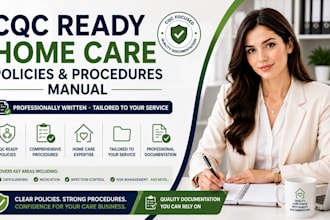 write cqc ready home care policies and procedures manual