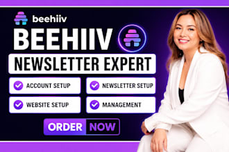 setup beehiiv newsletter beehiiv landing page beehiiv ai newsletter beehive