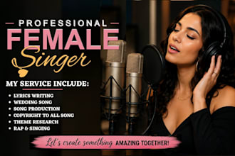 be your german singer, schlager, pop singer, rnb, rap, catchy hooks singer