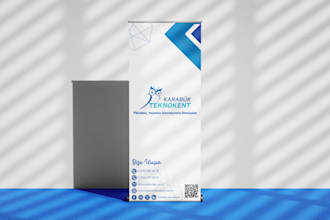 design poster, banner or rollup for print