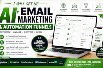 set up ai email marketing and automation funnels