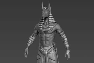 make 3d printable character, digital character sculpting, armored warrior design