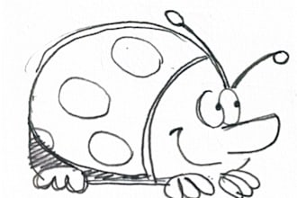 draw charming stylized animals for activity books and cards