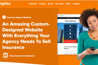 design wix insurance agency website insurance broker financial website