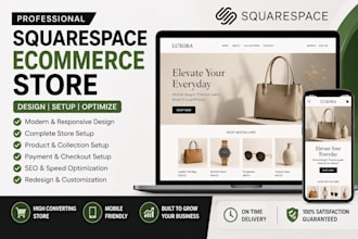 design a converting squarespace ecommerce store online shop squarespace redesign