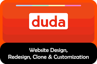 create website in duda website builder, duda web designer, duda website redesign