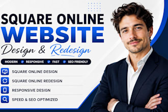 design square website and redesign square online website product setup and seo