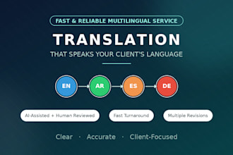 translate english to arabic spanish and german