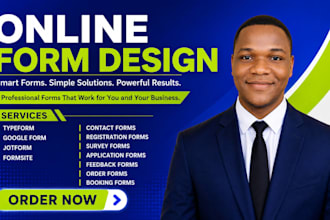 create professional online survey forms, typeform, jotform and google forms