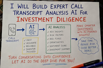 build expert call transcript analysis ai for investment diligence ai powered
