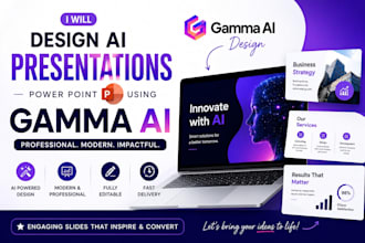 design ai presentations power point using gamma ai design