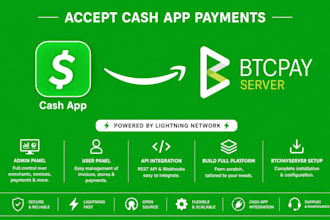 build a cash app to btcpay server payment platform