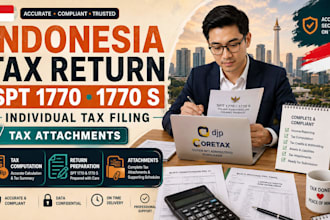 file indonesia spt 1770 and 1770 s individual tax return with tax attachments
