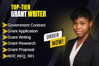 write a winning government contract bid proposal rfp response and grant proposal