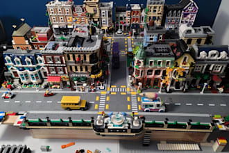 create 3d lego design lego building houses moc digital city manual instruction