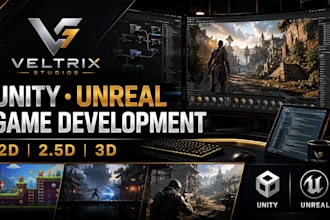 be you unity game developer mobile game 3d 2d game level design