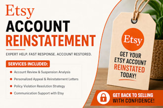 etsy suspension etsy appeal etsy appeal letter etsy shop reinstatement