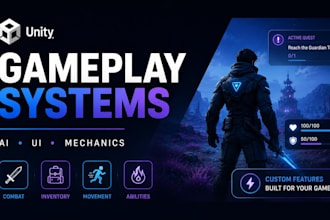 add gameplay features and mechanics to your unity game