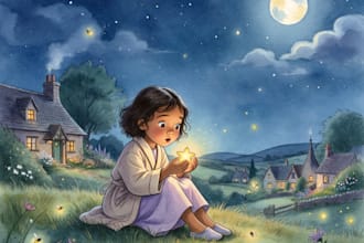 create childrens book illustration, storybook art and picture book character