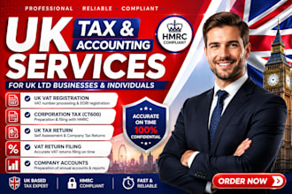 do UK vat registration, ct600 UK tax return, vat return filing, company accounts