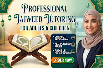 teach you quran with tajweed and correct pronunciation