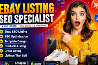 ebay lister, ebay product listing, ebay seo listing, ebay account reinstatement