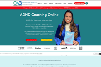 design wix adhd coaching website adhd life coach adhd support website