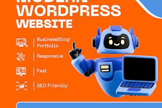 a modern wordpress website with flatsome