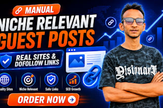 publish niche relevant guest posts on quality websites