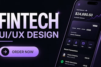 design fintech app digital wallet app banking app, fintech dashboard design
