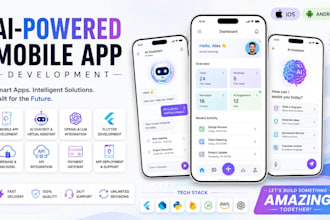 do develop ai mobile apps, ai chatbots and custom ai app builder