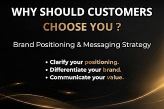 build a clear brand positioning strategy for your business
