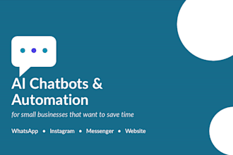 build a custom ai chatbot or automation for your small business