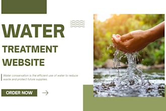 build a water treatment website that turns visitors into quote request