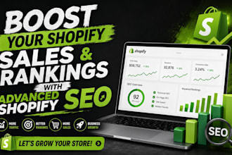 improve your shopify SEO, rankings, traffic and sales