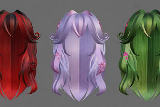 custom 3d hair modeling for roblox