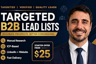 build a targeted b2b lead list for your business