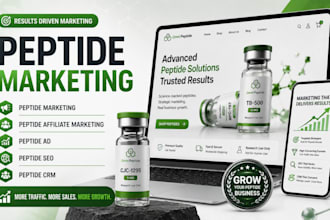 peptide marketing peptide affiliate marketing peptide ad peptide SEO peptide crm