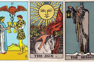 create custom oracle cards, oracle deck and spiritual card illustration