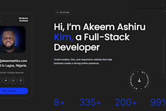 build a responsive wordpress website with elementor